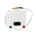 thumbnail image 5 of Instant Hot Water with 5.5KW Tankless Water Heater, Adjustable Temp, Energy-Saving, Waterproof Panel, and Easy Installation for Home Use, 5 of 5