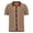 Pink, variant on WREESH Men's Summer Button Down Shirts Short Knitted Loose Casual Outdoor Shirts with Solid Prints for Men's Summer Wear Blue