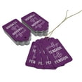 thumbnail image 3 of Inkdotpot Pack Of 100 Good Bye Tension Hello Pension Retirement Favor Paper Tags Craft Real Silver Foil Hang Tags, 3 of 6