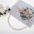 thumbnail image 6 of Unique Bargains 1 Pc Waist Chain Oval Adjustable Waist Cord for Women Gold Tone, 6 of 6