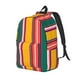thumbnail image 1 of Balery Vertical Stripes Mochila Clásica Impresa Básica para Viaje, Mochila Escolar Resistente al Agua, Mochila de Lona con Correas Ajustables-Medium, 1 of 5