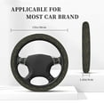 thumbnail image 4 of Disketp Retro Excavator Elastic Microfiber Steering Wheel Cover for Truck,SUV,Cars,Universal 15 inch,Anti-Slip, 4 of 6
