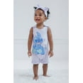 thumbnail image 2 of Disney Lilo & Stitch Newborn Baby Girls French Terry Romper and Headband Newborn to Toddler, 2 of 5