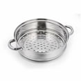 thumbnail image 2 of Stainless Steel Steamer Pot with Lid Double Boiler, 2 of 2