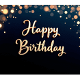 thumbnail image 4 of Golden Sparkle Birthday Banner Happy Birthday Festive Decoration Elegant Design for Birthday Party Indoor Celebration Event Decoration, 4 of 8