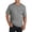 GREY HEATHER, variant on Harbor Bay by DXL Men's Big and Tall Slub Henley Shirt, Grey Heather, 3XLTALL