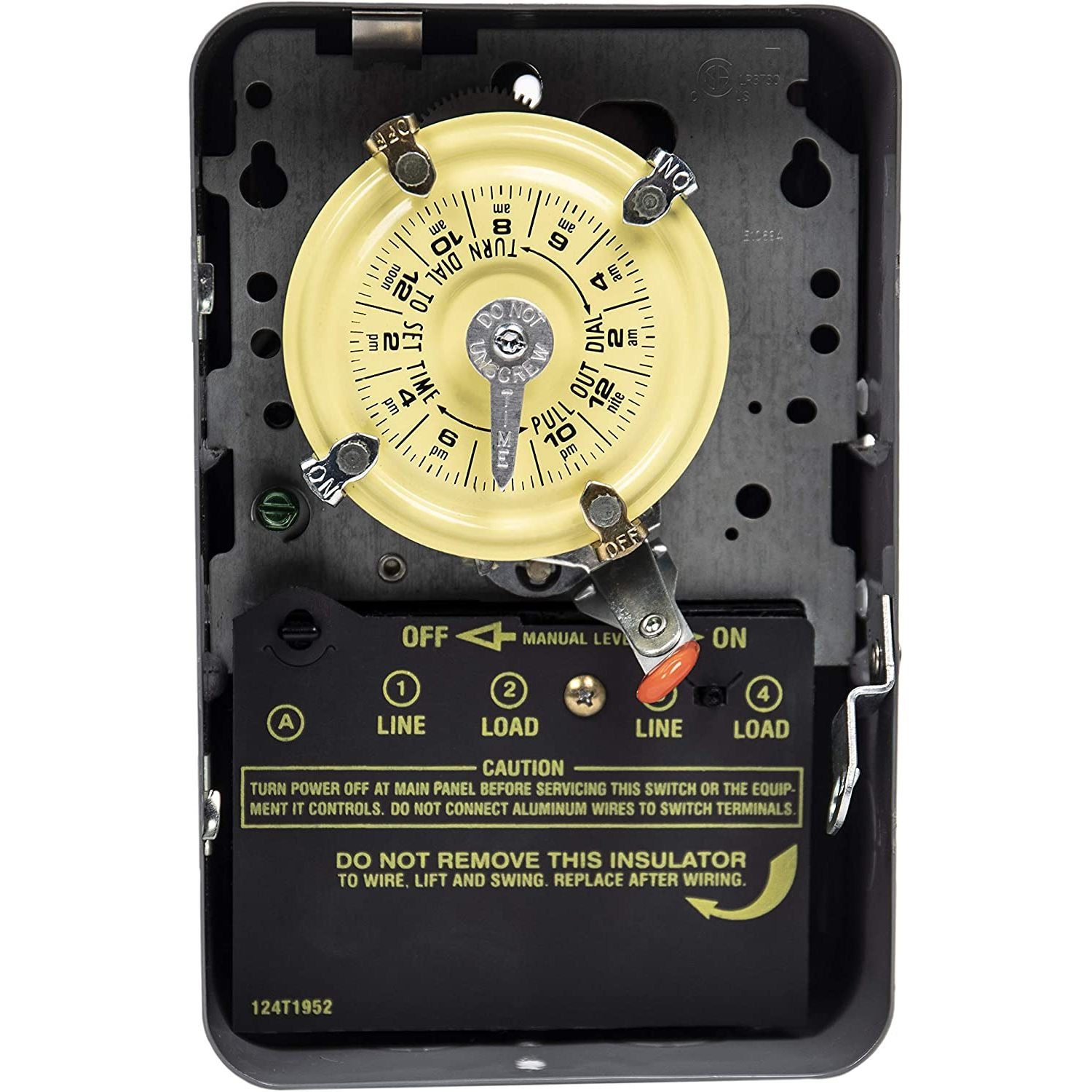 WH40 Electric Water Heater Timer, Gray, 7.75 x 5 x 3 inches, Easy to use