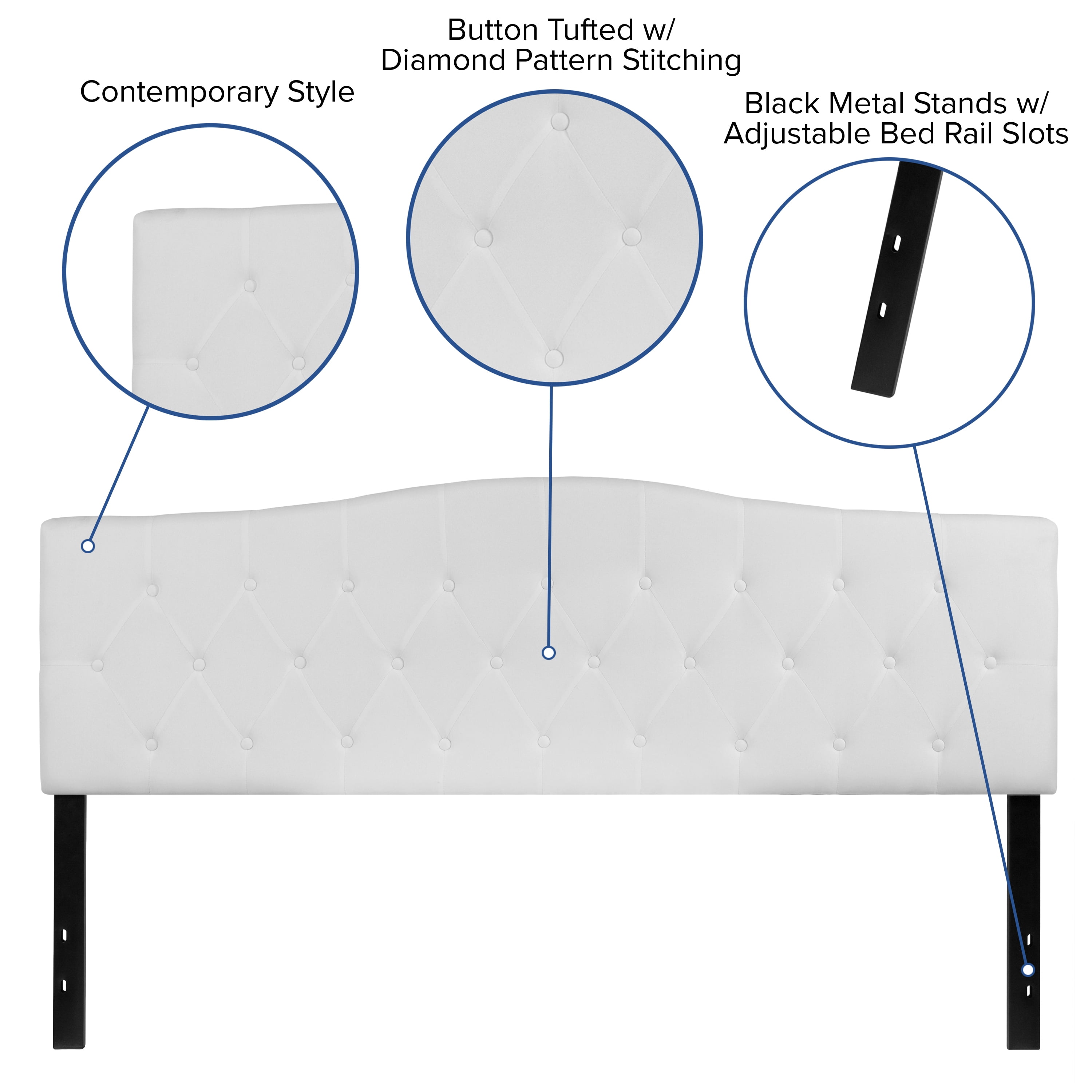 Flash furniture cambridge tufted upholstered on sale king size headboard in beige fabric