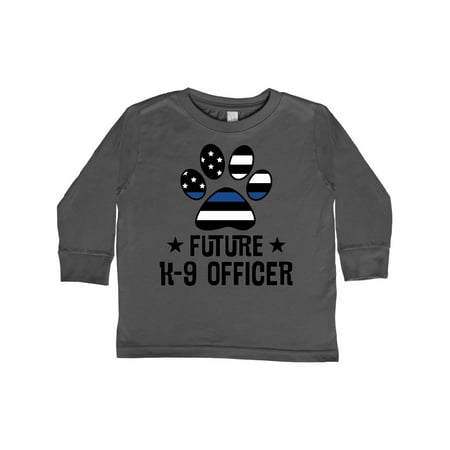 

Inktastic Future K9 Police Officer Law Enforcement Gift Toddler Boy or Toddler Girl Long Sleeve T-Shirt