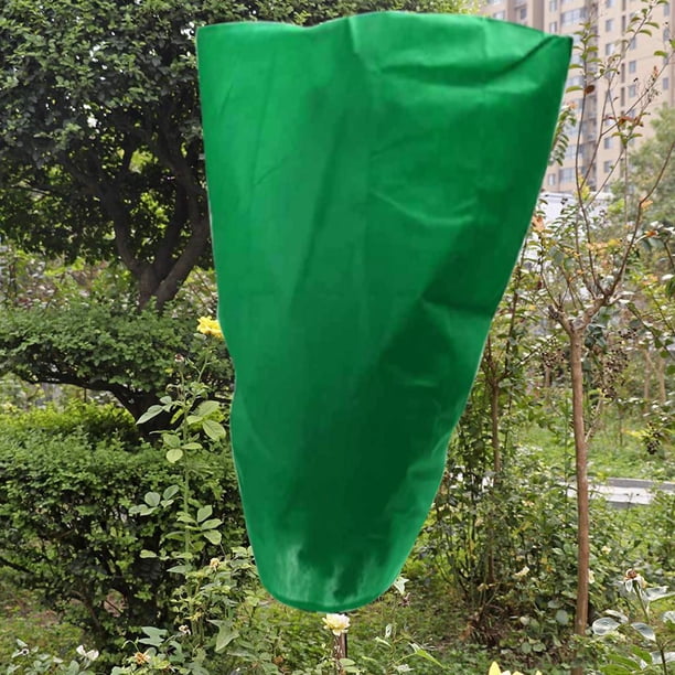 1 paquete de plantas cubiertas de plantas bolsas de protección de plantas con cordón, chaqueta de planta reutilizable cubierta de árbol de invierno pa × 60cm DYNWAVEMX bolsas de protección de plantas