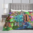 thumbnail image 4 of My Singing Monsters Blankets Ultra Soft Flannel Blanket All Season Fuzzy Blanket Fluffy Cozy Blanket For Couch Bed Sofa 50"X40", 4 of 9