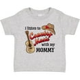thumbnail image 3 of Inktastic I Listen to Country Music with My Mommy with Guitar and Hat Boys or Girls Baby T-Shirt, 3 of 5