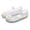 White, variant on Girls Jelly Sandals with Strap, Princess Closed Toe Non Slip PVC Summer Shoes White Size 8(Little Kids)