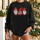 thumbnail image 5 of Navidad moda mujer casual manga larga impresa damas sudadera tops Pompotops  gfhjh4763, 5 of 9