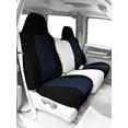 thumbnail image 2 of CalTrend Front Highback Buckets Faux Leather Seat Covers for 1980-1995 Jeep CJ7|Wrangler - JP127-04LB Blue Insert with Black Trim, 2 of 3