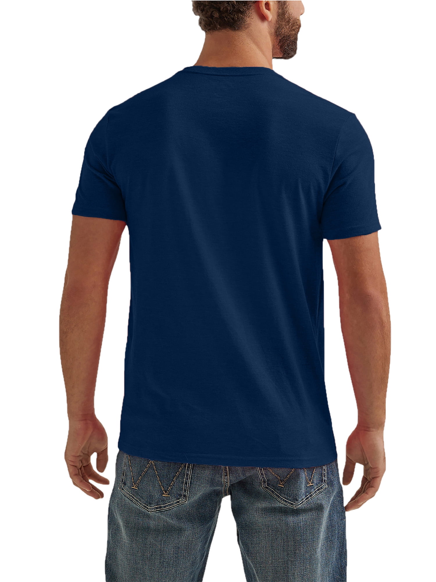 Wrangler Men's Big and Tall Graphic T-Shirt, Big Size up to 6XL and Tall Size up to 5XT