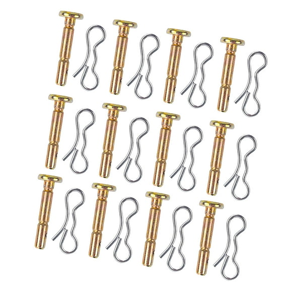Hemoton  12 Set Snow Blower Part Sheer Pins Shear for Blowers Cotter
