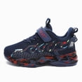 thumbnail image 5 of Zuwimk Boys Girls Kids Sneakers Running Athletic Shoes Breathable,Comfortable,Non-slip,Easy wear,Casual fashion,sport,Little/Big Kid(Dark Blue,11.5-12 Years), 5 of 9