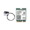 thumbnail image 1 of Tarjeta WiFi AX201NGW con 2 antenas 2,4 Ghz + 5 Ghz WiFi 6 3000 Mbps M.2 CNVio2 Bluetooth 5.1 Adaptador WiFi verde, verde, 1 of 5