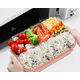 thumbnail image 5 of Contenedores de almuerzo elegantes, compartimentos para una alimentación equilibrada, portátiles para las aventuras diarias, a prueba de fugas para empacar sin preocupaciones, 5 of 7