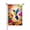 Color 2, variant on Amhnf Linen Garden Flag With Floral Wreath And Welcome Sign For Home Outdoor Garden Yard Decor 12x18 inch
