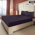 thumbnail image 2 of Sábana ajustable Utopia Bedding, doble bolsillo profundo, microfibra suave, 2 of 8