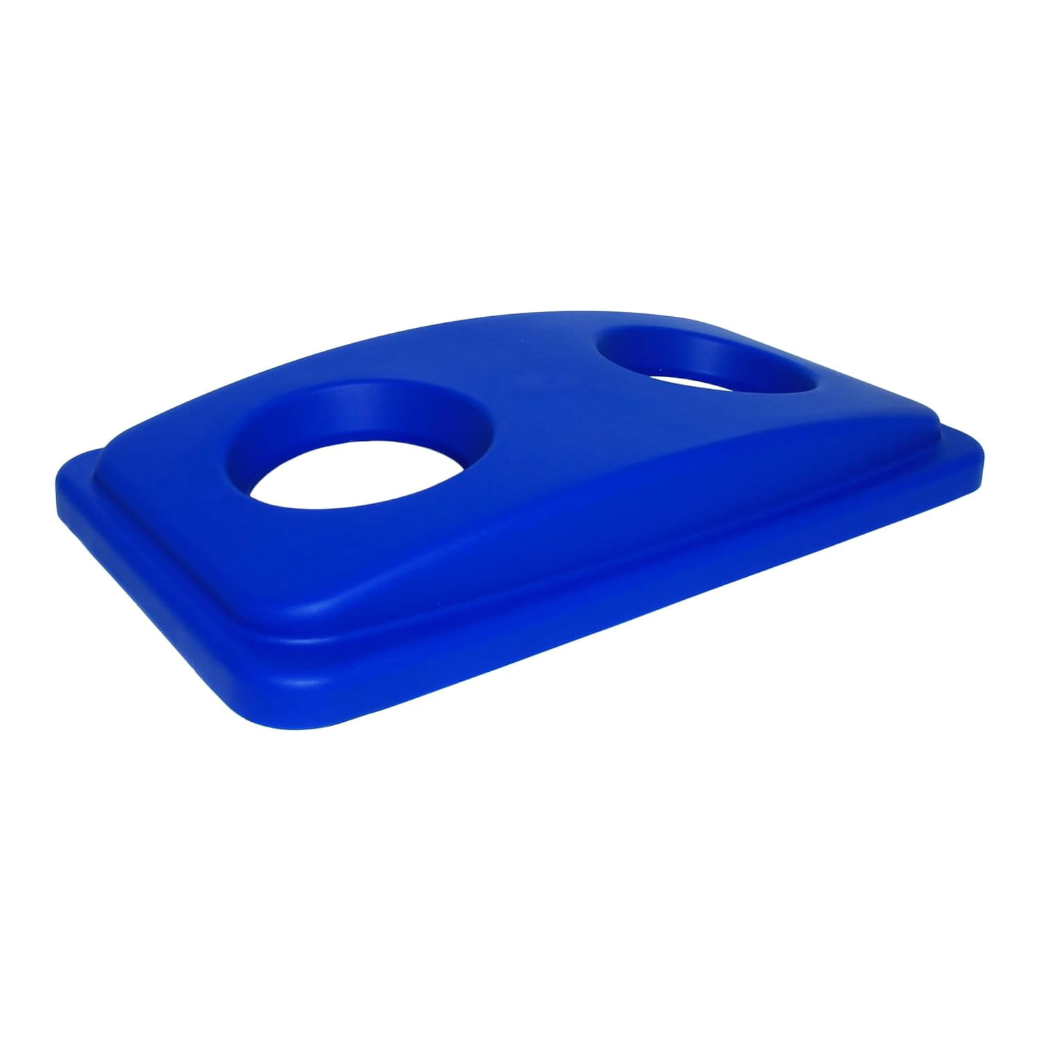 TrueCraftware- 23 Gallon Recycle Trash Can Bottle/Can Lid only 20-2/3" x 11-3/5" x 3" Blue Color- Wastebasket Garbage Bin Lid Recycling Bin Cover Kitchen Bathroom Bedroom Office Trash Can