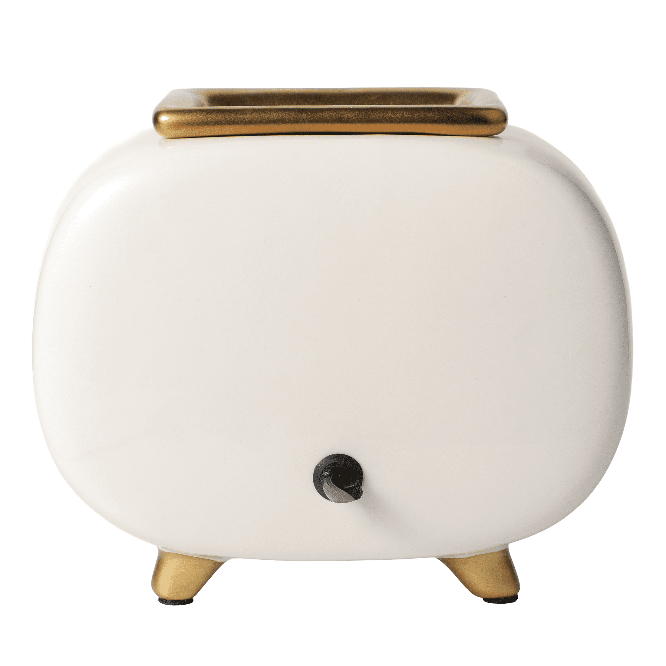 Better Homes & Gardens Ceramic Electric Plug-In Wax Melt Warmer, Vintage Radio Style, White