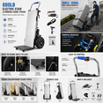 thumbnail image 5 of RXFSP Heavy Duty Collapsible Electric Stair Climber 880lb Capacity 1200W Motor Folding Dolly Cart, 5 of 11