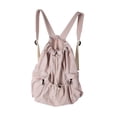 thumbnail image 2 of Bolsa de gimnasia de moda portátil de mochila casual de mochila para adultos caminando para acampar Rosa, 2 of 8