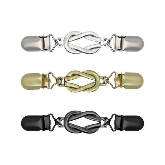 3 Pcs Sweater Clips Cinch Clips Vintage Dress Clip Back Cinch Shawl Cardigan Collar Clip to Tighten Dress Pant Waist Tightener for Women