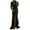 Black, variant on Herrnalise Women’s Dresses Summer 2024 Fashion Casual Print V-NeckHigh Waist Long Sleeve Long Dress S-XL