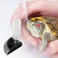 thumbnail image 4 of Comederos automáticos para reptiles Waterer Terrarium Corner Bowl Habitat Decor Turtle Food and Water Bowl para ranas, arañas, anfibiosChameleon Pet , Negro, S Yinane Bebedero para reptiles, 4 of 8