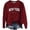 C646/Red, variant on XIYON Sweaters for Women Letter Print Crewneck Pullover Sweaters Ladies Casual Long Sleeve Pullover Tops 2026 Fall Outfits