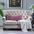 thumbnail image 1 of Home Soft Things Textured Velvet 2 Piece Pillow Shell Set - Mauve Shadows - 14" x 26", 1 of 5
