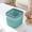 Light Blue-Free Size, variant on Tgbvmt Mini Trash Can Plastic Countertop Desktop Office Kitchen Bathroom Small Waste Bin with Pressure Ring Compact Stylish Modern Functional Durable Easy Clean Garbage Container Use