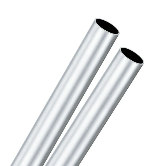 Uxcell 2-Pack 6063 Aluminum Round Tube, 25mmx28mm(IDxOD) 300mm Length Straight Tubing