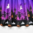 thumbnail image 6 of UACY Girls Hallo-ween Lightweight Pumpkin Dress Toddler Kids Girls Fly Sleeves Cartoon Hallo-ween Pumpkins Prints Custome Princess Dress(Purple,4-5 Years), 6 of 9