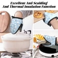 thumbnail image 3 of Cute Goose On A Blue Sky Oven Mitts Heat Resistant - Soft Lining Silicone Mini Oven Mitts with HangingLoop, Kitchen Oven Gloves Heat Resistant 500℉ for Cooking Baking Microwave, 3 of 7