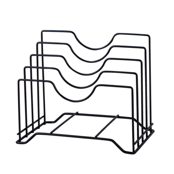 Yum Time Storage Organizer,Storage Racks and Shelving,Pot Lid Organizer Cutting Board Holder Kitchen Dish Plate Storage Organizer and Drying Rack Bakeware Pot Lid Rack Holder Organizer
