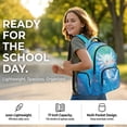 thumbnail image 6 of HUIACONG Backpack Set for Students Ocean Paint Axolotl 17 Inch 4-Piece with Lunch Bag, Pencil Case & Water Bottle Holder, Multi-Panel Ventilation, for Ages 9-14, Daily Use, 6 of 7