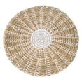 thumbnail image 1 of Wosthever Cesta de decoración de pared, cesta de decoración de pared de hierba bohemia, cesta colgante de pared tejida para sala de estar, dormitorio, Decoración del hogar No.6 Wosthever HA044458-06, 1 of 6