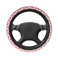 thumbnail image 3 of Elastic Steering Wheel Cover, watermelon ice cream Stretch Thickening Car Steering Wheel Cover Women Men, Steering Wheel Protector Universal 15 in, 3 of 7