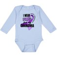thumbnail image 3 of Inktastic I Wear Purple for My Grandma Lupus Awareness Boys or Girls Long Sleeve Baby Bodysuit, 3 of 5