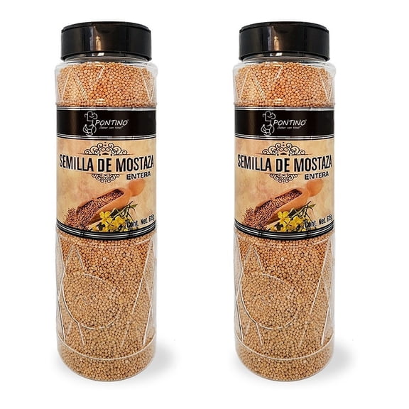 Pontino Semilla De Mostaza 615 Gramos 2 Piezas