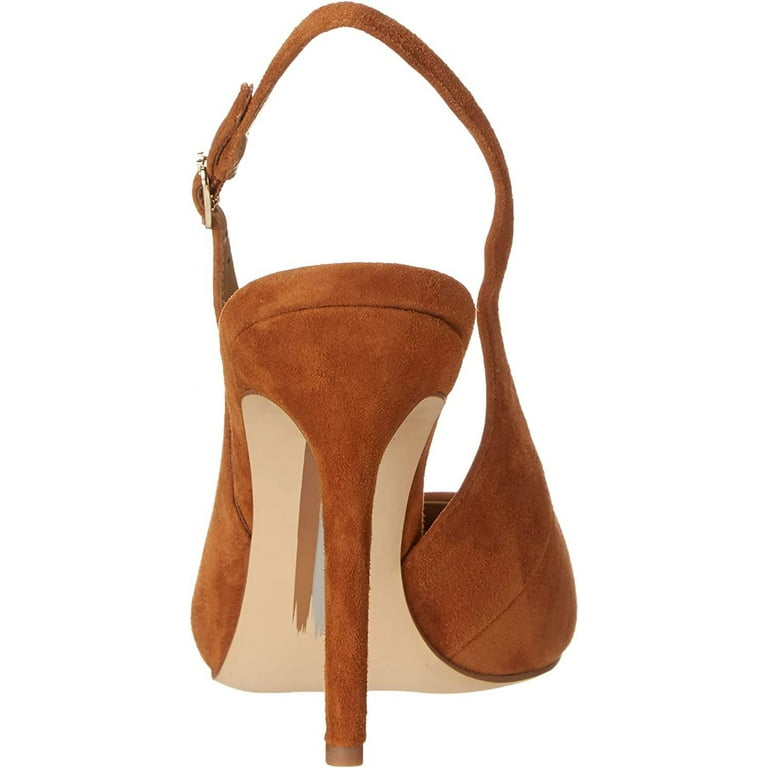 Sam Edelman Hazel Sling Frontier Brown Pointed Toe Stiletto Heel
