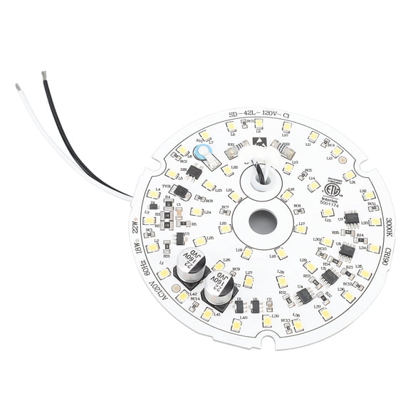 Tablero De Luz Para Ventilador De Techo, Panel De Repuesto De Luz LED Para Ventilador De Techo Para Dormitorio