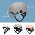 thumbnail image 4 of Toystoory Manténgase fresco y cómodo con nuestros cascos de motocicleta transpirables Cascos de bicicleta eléctrica Equipo de ciclismo Medios Ciclismo Gris espacial profundo Estilo de espejo único, 4 of 6