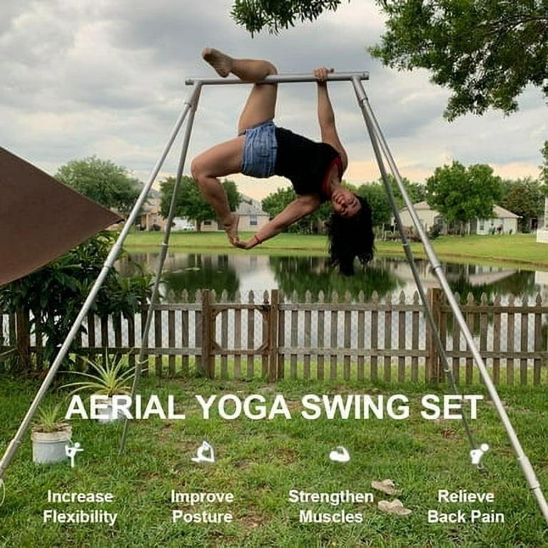 Yoga Trapeze  Yoga trapeze poses, Yoga trapeze, Yoga inversions