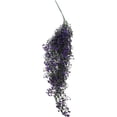 thumbnail image 2 of Zukuco 2PCS Artificial Hanging Plant Faux Flower Fake Greenery Hanging Vines Plant for Indoor Outdoor Wedding Party Wall Room Door Decor (No Basket,Purple), 2 of 8